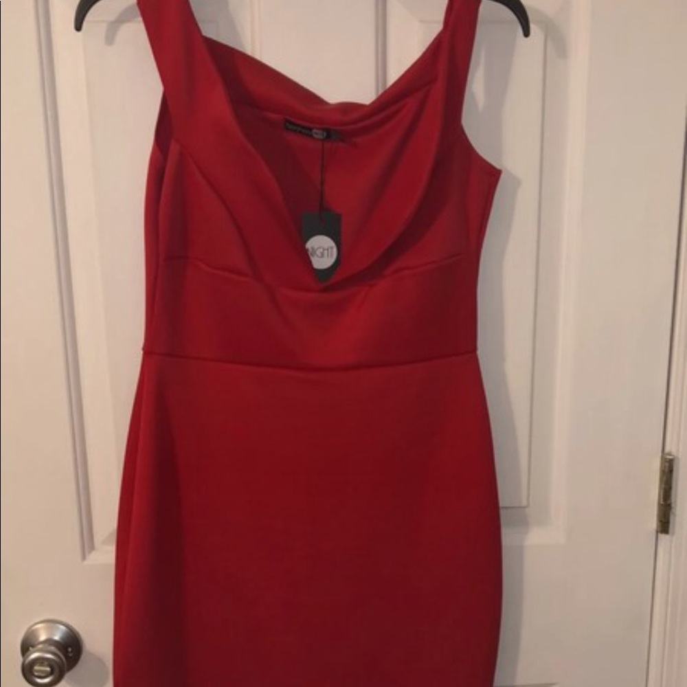 Red Boohoo Dress